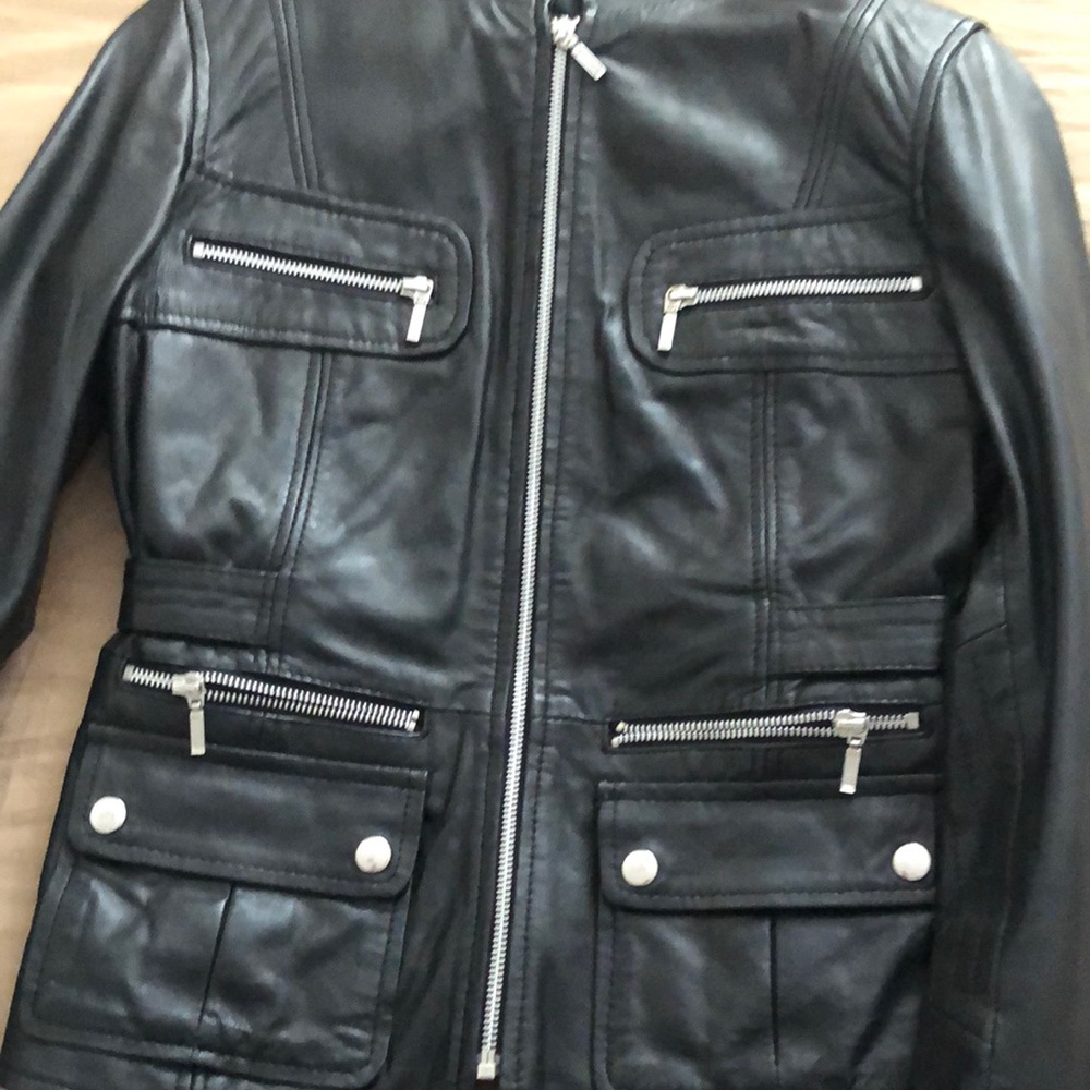 Its a dress up leather women jacket